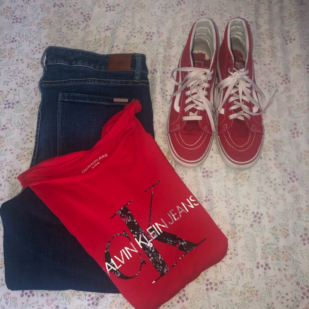 Red High Top Vans